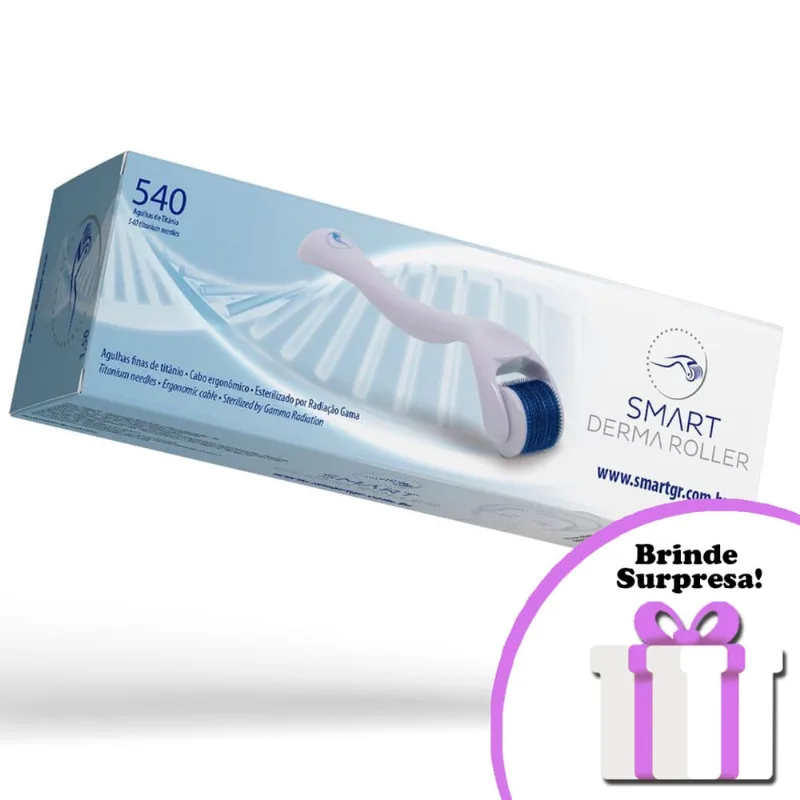 Derma Roller Smart Gr Microagulhamento 2.50mm Com 540 Agulhas