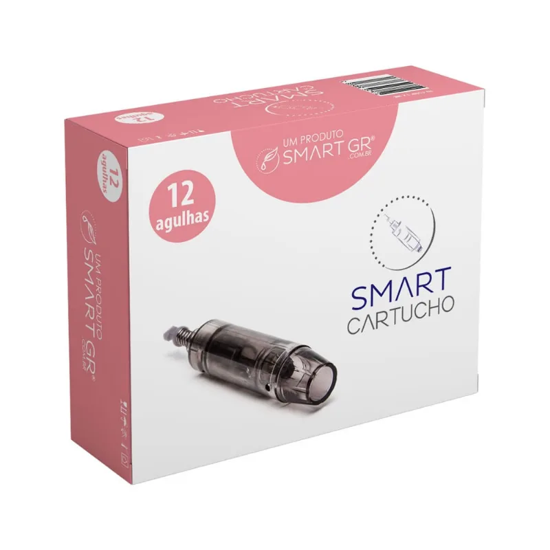 Cartucho Smart Derma Pen 12 agulhas Smart gr - 10 unidades