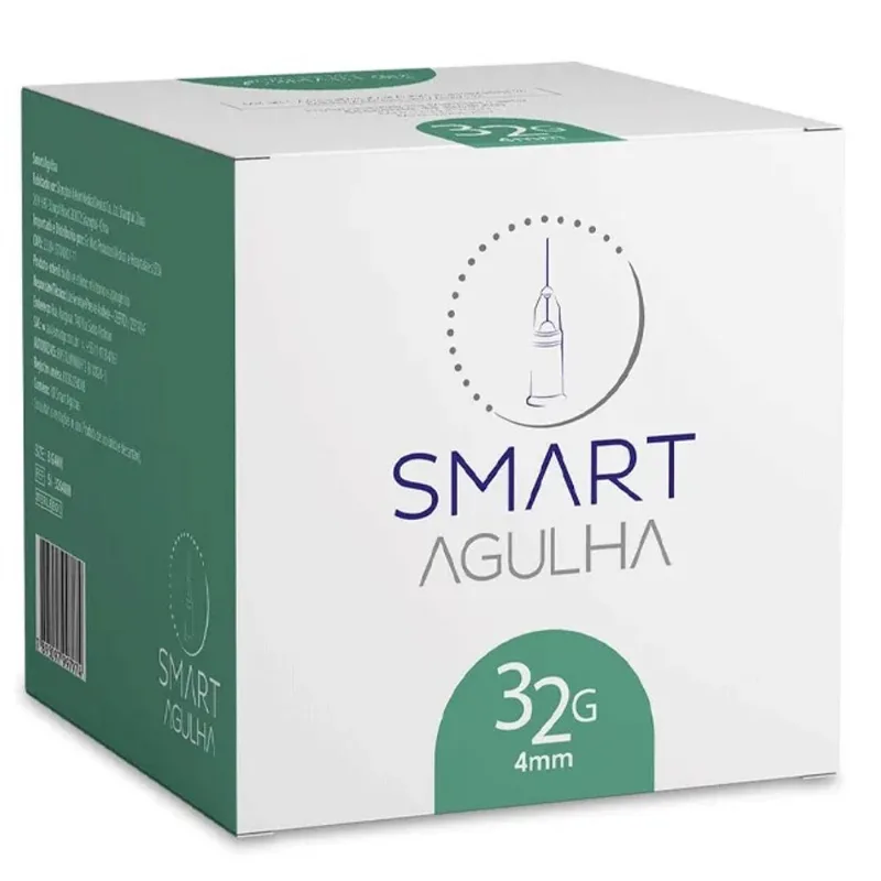 Smart agulha de lebel 32G 4MM caixa c/ 100 un smart gr