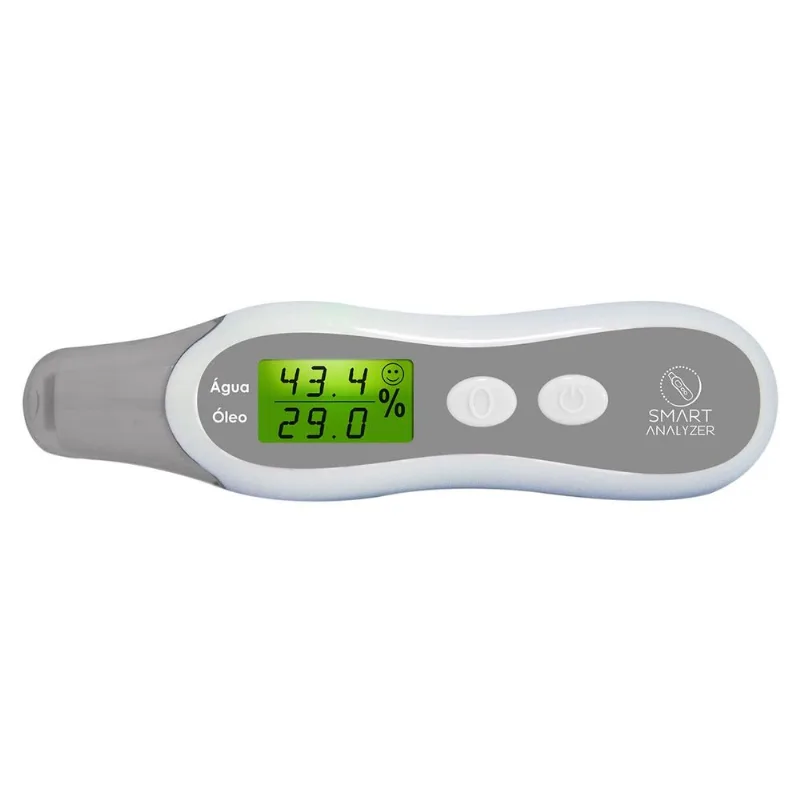 Smart Analyzer - Analisador de umidade, oleosidade e elasticidade de Pele Facial e Corporal - Smart GR