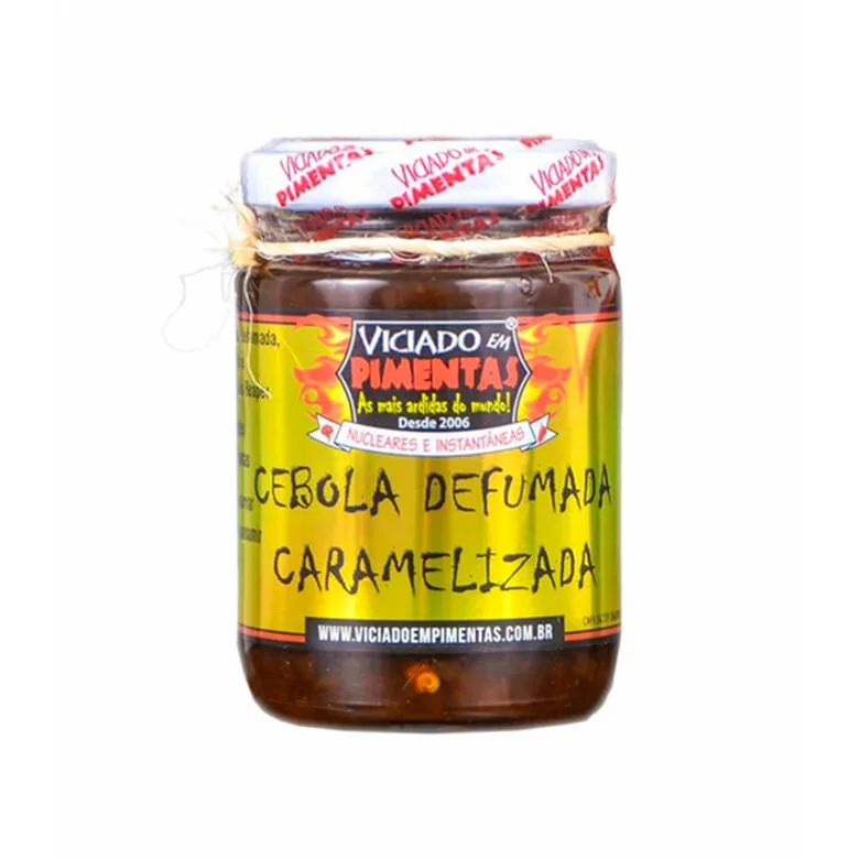 Cebola Viciado em Pimentas Defumado Caramelizada 200g - Viciado Em Pimentas