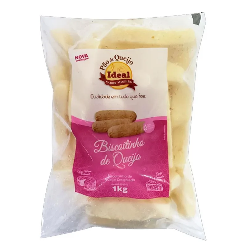 Biscoitinho Ideal Queijo Congelado 1Kg