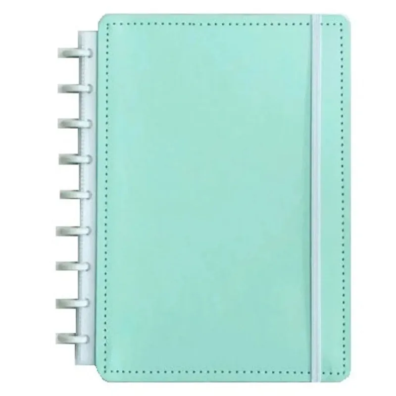 Caderno Inteligente 80 Folhas Médio Verde Pastel