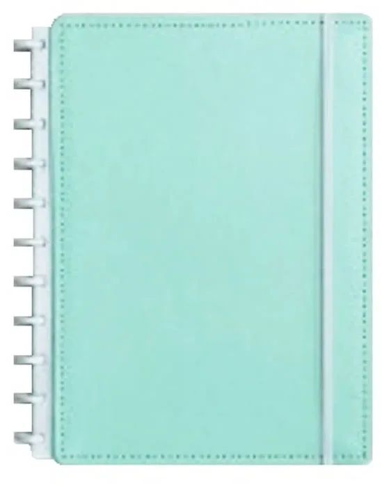 Caderno Inteligente 80 Folhas G Verde Pastel - LC - Papelaria