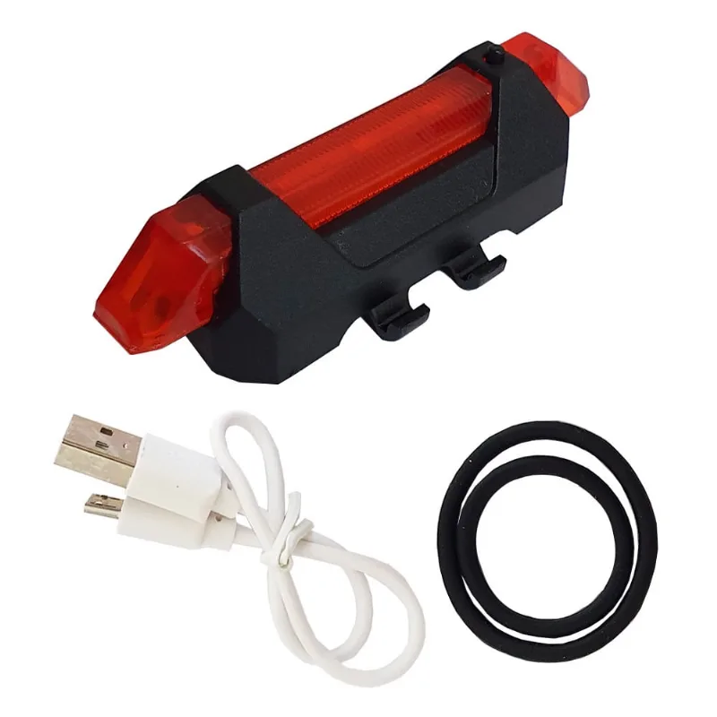 Sinalizador Lanterna LED para Bicicleta Bike Vermelho charbs