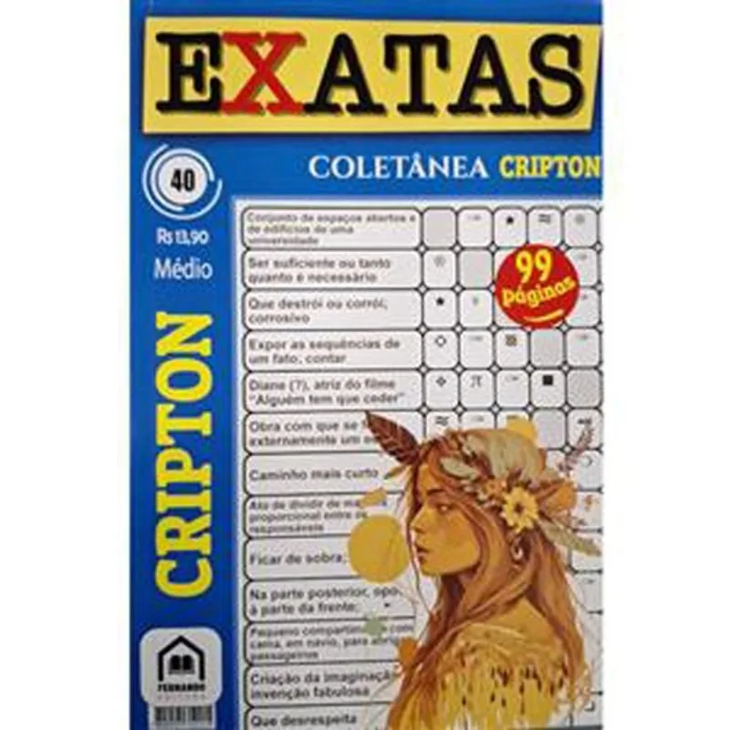 Livro Exatas Coletânea Cripton Médiol N°40 Fernando Editora (MP)