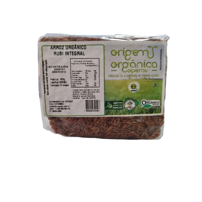 Arroz Vermelho Orgânico Solst 500g