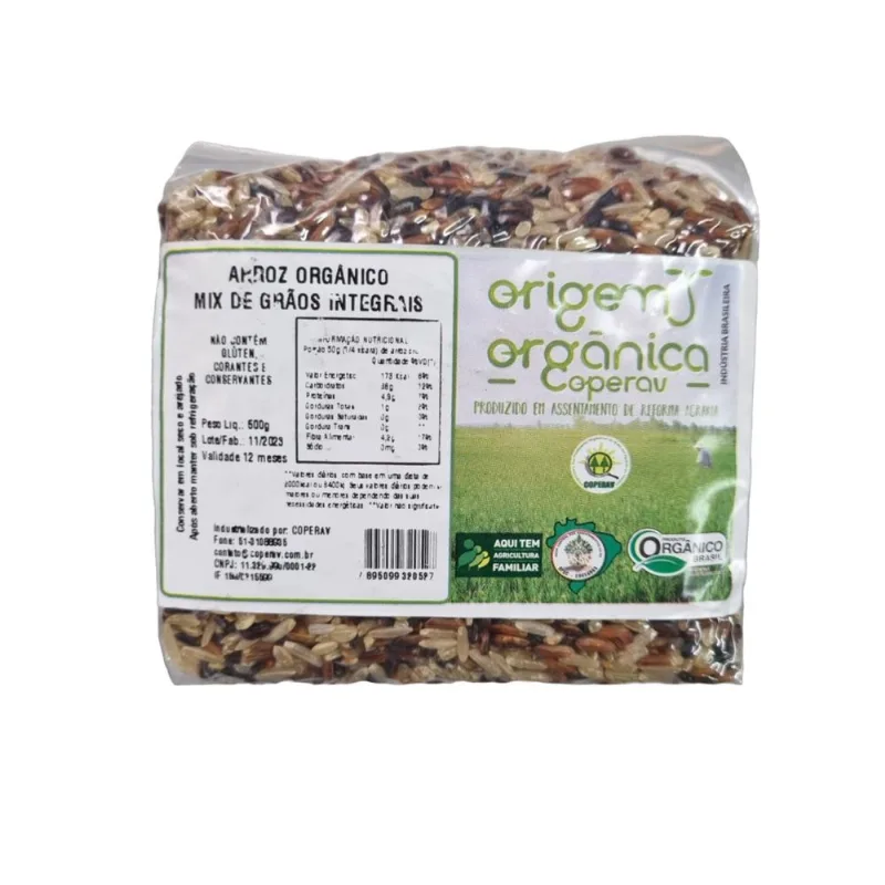 Arroz Riz Assemblage (Vermelho, Preto e Agulha Integral) Orgânico Solst 500g