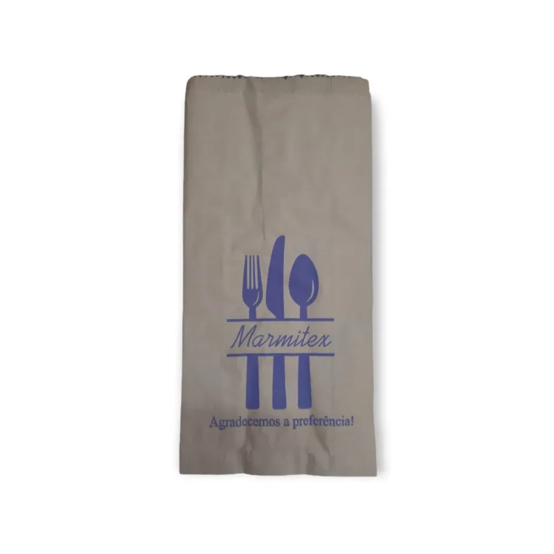 Saco kraft 6kg para marmitex G Embale Bem c/500 un