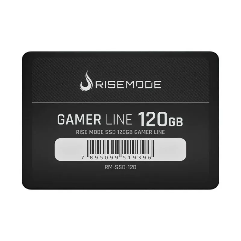 SSD 120GB Rise Mode Gamer Line - SATA - Leitura 530MB/s - Gravação 520MB/s - RM-SSD-120