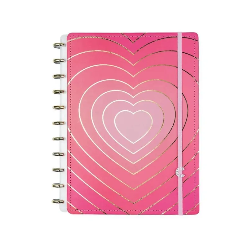 Caderno Inteligente Golden Love - 80 Folhas