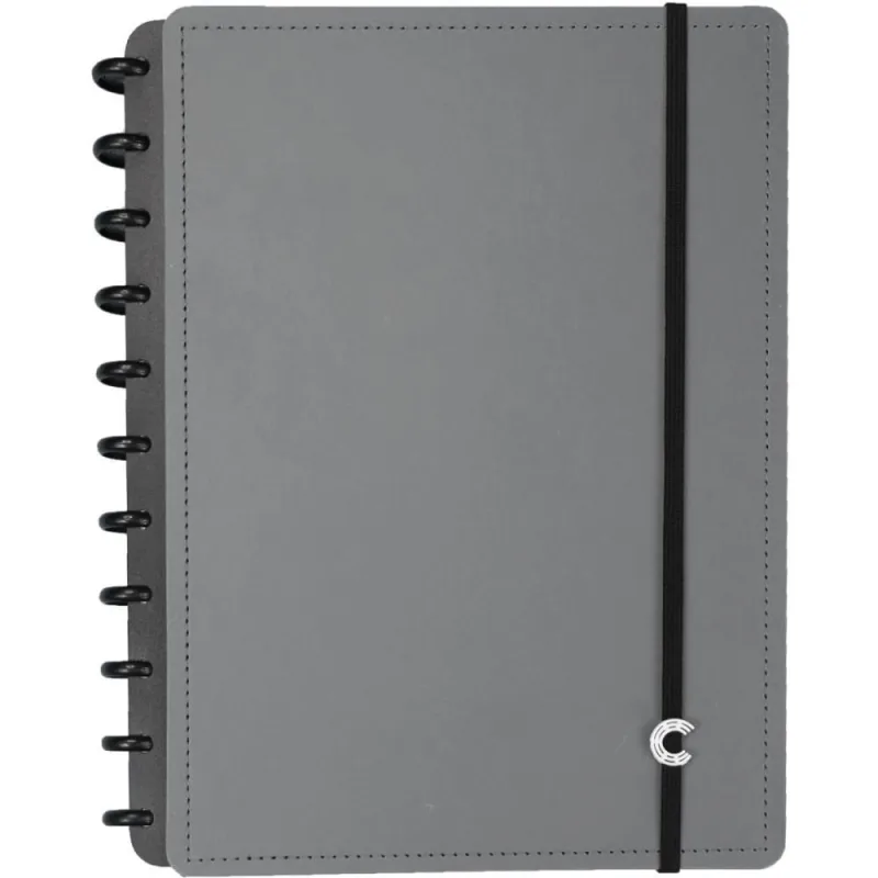 Caderno Inteligente Grande Basic GREY 80FLS. - Caderno Inteligente - Papelaria