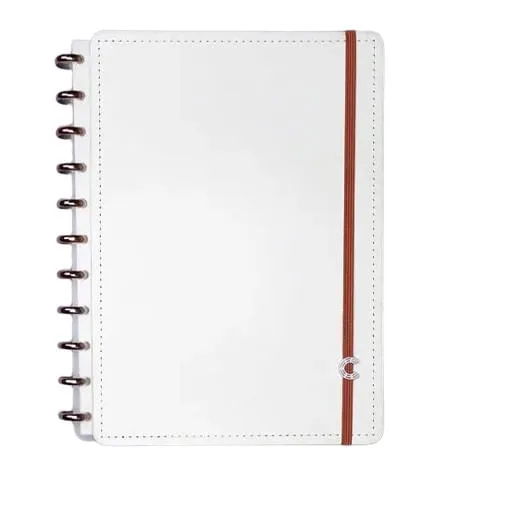 Caderno Inteligente 80 Folhas Grande All White - LC - Papelaria
