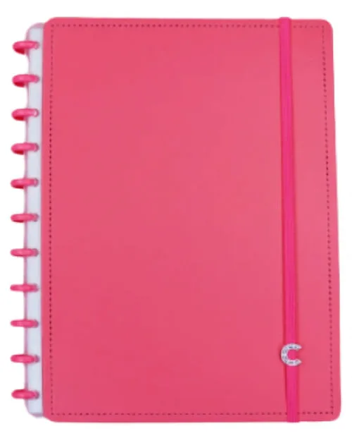 Caderno Inteligente Grande All Pink 80 Folhas - LC - Papelaria