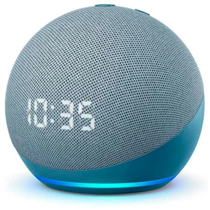 Alexa Echo Dot 5A Geração Relógio / Bluetooth - Azul