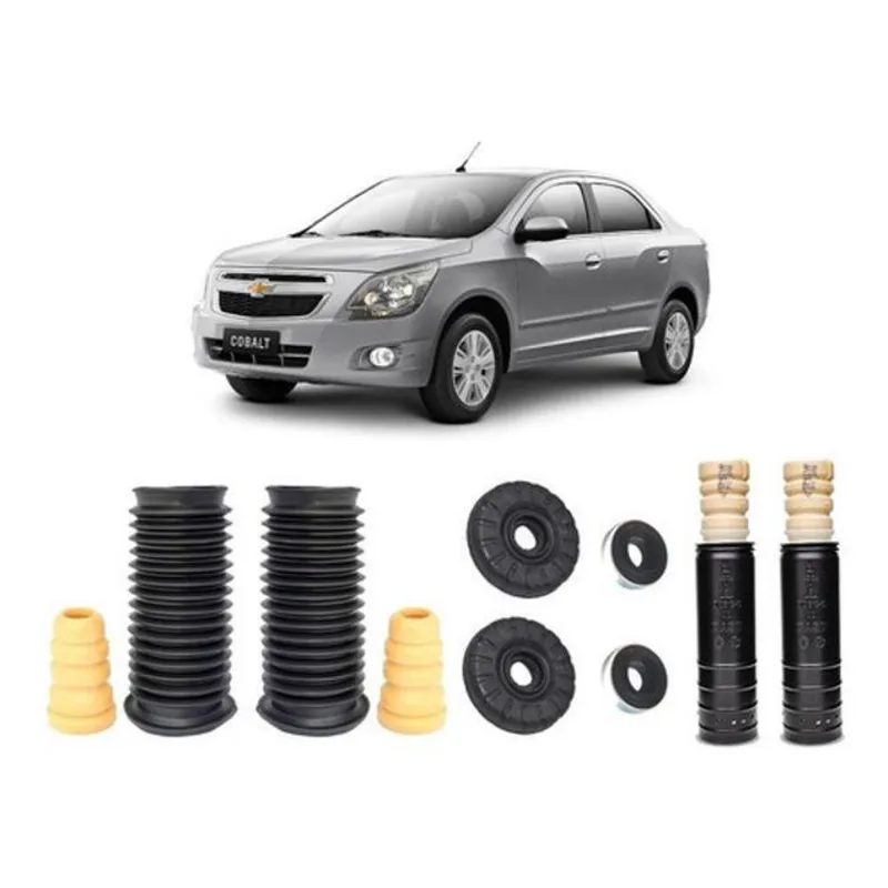 Kit Coxim Batente Dianteira Traseira Cobalt 2017 2018 2019