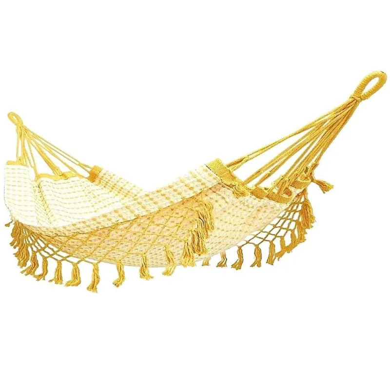 Rede De Dormir Para Berço De Bebê 100% Algodão Várias Cores Cor: Amarelo