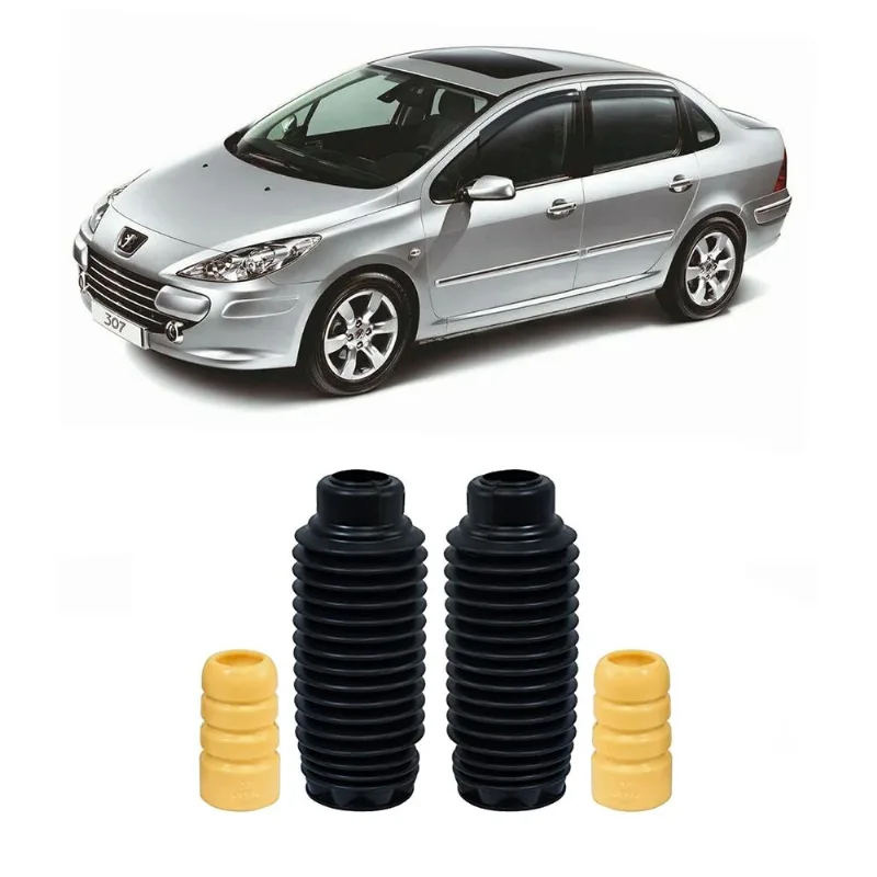 Par Coifa + Batente Dianteiro Peugeot 307 Sedan 2009 2010 11