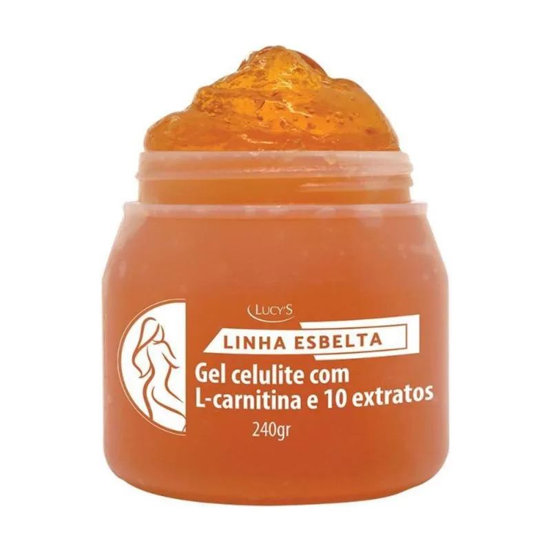 Gel Anti Celulite Com L-Carnitina E 10 Extratos