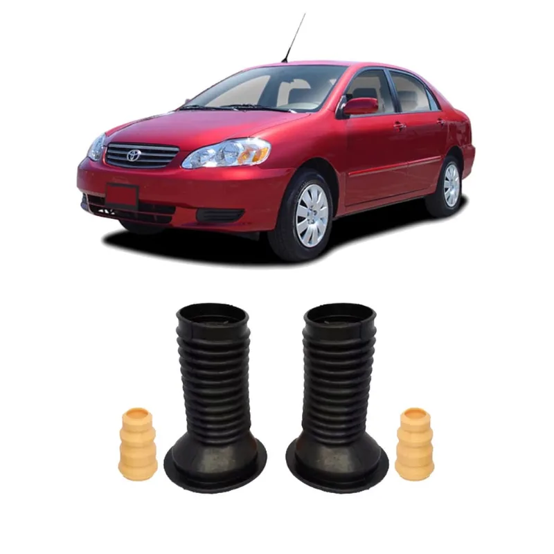Par Coifa Batente Amortecedor Dianteiro Corolla 2003 a 2008