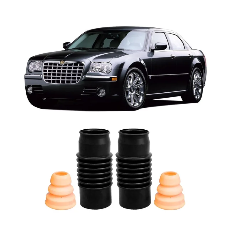Kit Batente Guarda Pó Dianteiro Chrysler 300C 2008 2009 2010