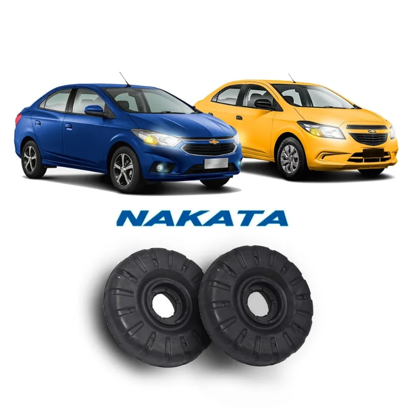 2 Coxim Batente Dianteiro Original Nakata Prisma 2013 A 2018
