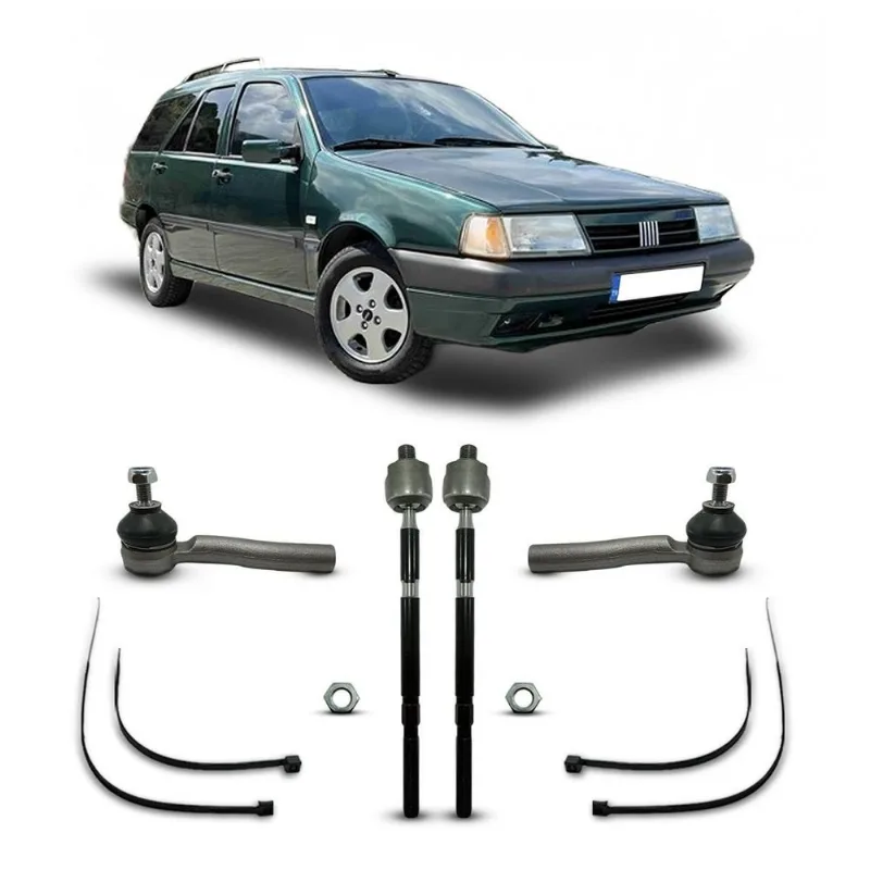 Par Barra Direção Braço Ponteira Fiat Tempra Sw 1994 A 1998