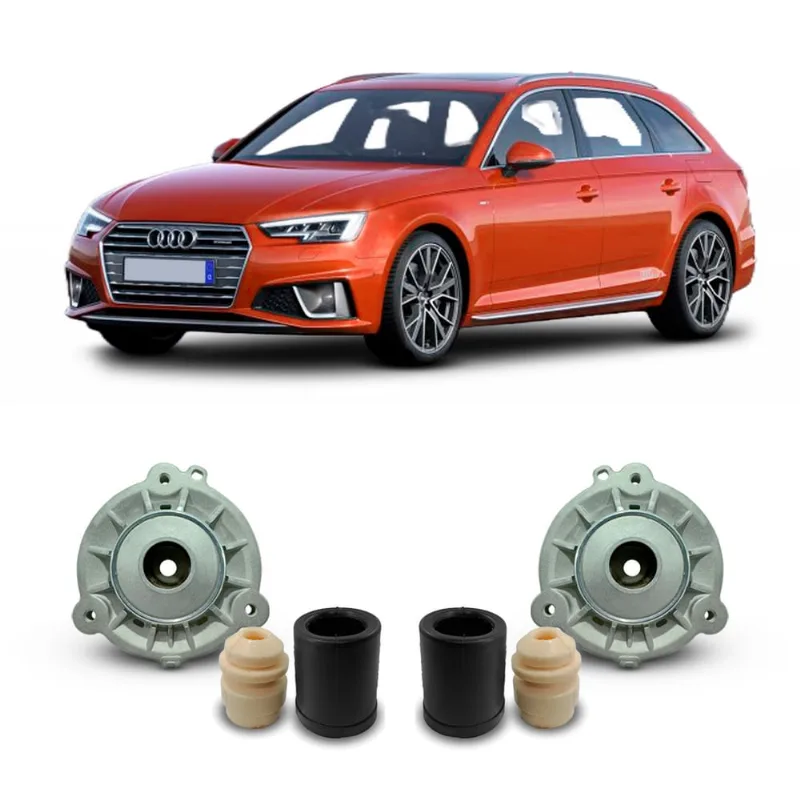Kit 2 Coxim Batente Coifa Dianteiro Audi A4 Avant 2016/2019