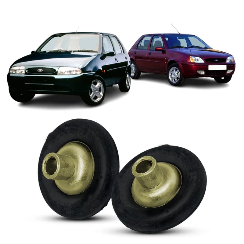 2 Calço Prato Mola Suspensão Dianteira Ford Fiesta 1996 1997 1998 1999 2000 2001 2002 2003 2004 2005