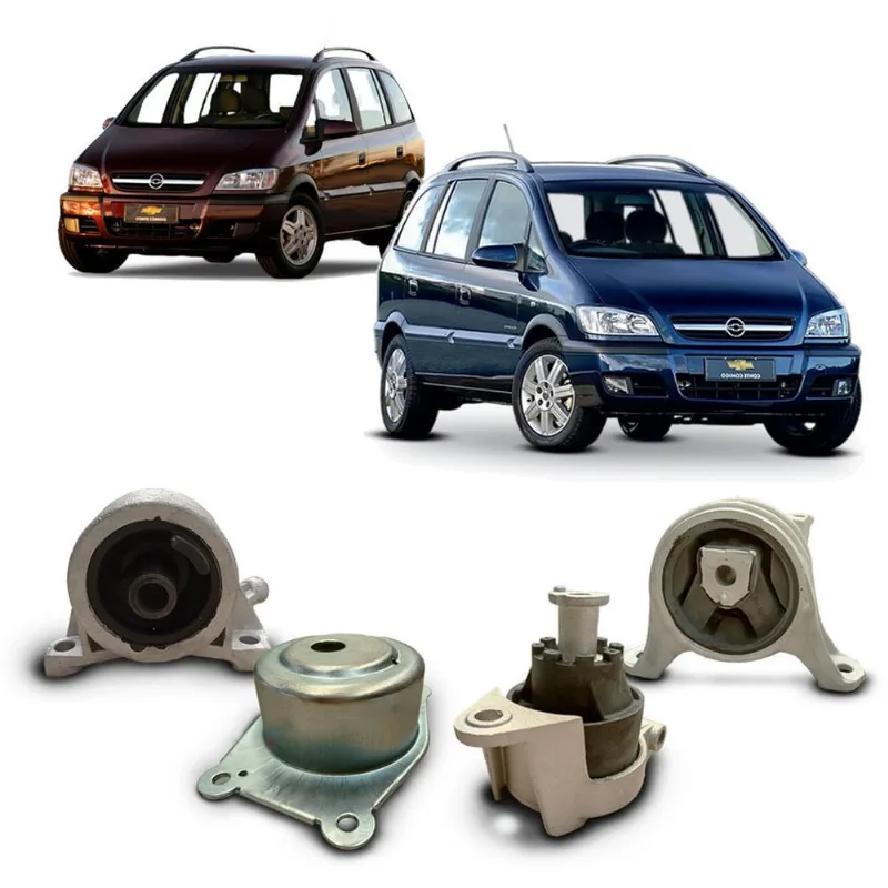 Kit 4 Coxim Motor + Cambio Gm Zafira Automático 2001 A 2012