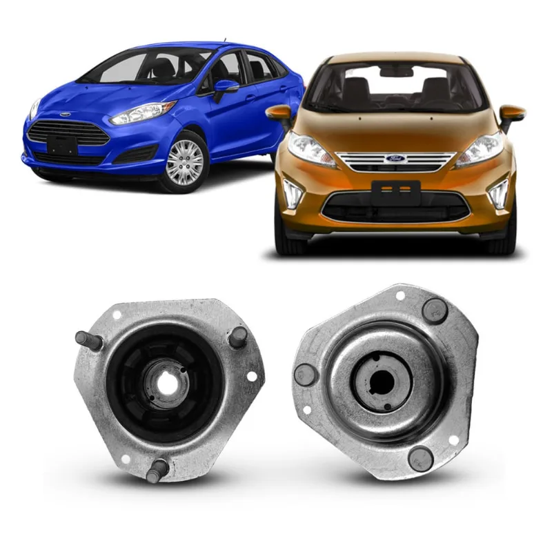 Par Coxim Batente Amortecedor Dianteiro Suspensão Ford New Fiesta Sedan 2011 2012 2013 2014 2015 2016 2017 2018 2019