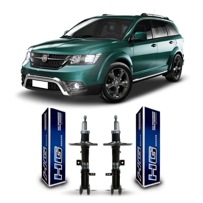2 Amortecedores Original Nakata Dianteiro Suspensão Dianteira Fiat Freemont 2011 2012 2013 2014 2015 2016