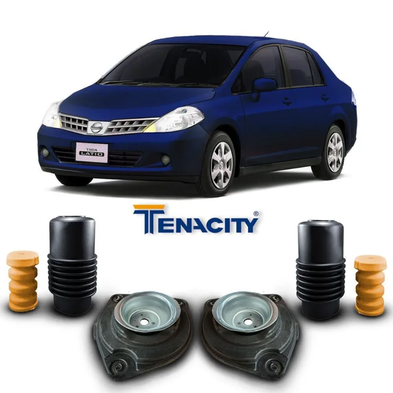 Par Coxim + Batente Coifa Dianteiro Tiida Sedan 2007 A 2013