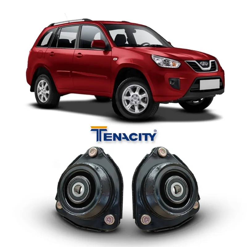Par Coxim Suporte Batente Rolamento Original Tenacity Suspensão Dianteira Chery Tiggo 2009 2010 2011 2012 2013 2014 2015