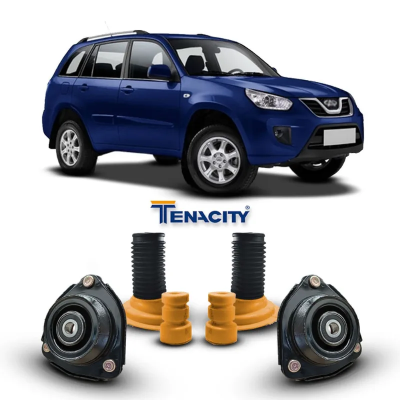 Par Kit Coxim Batente Com Rolamento Original Tenacity Batente Coifa Chery Tiggo 2009 2010 2011 2012 2013 2014 2015