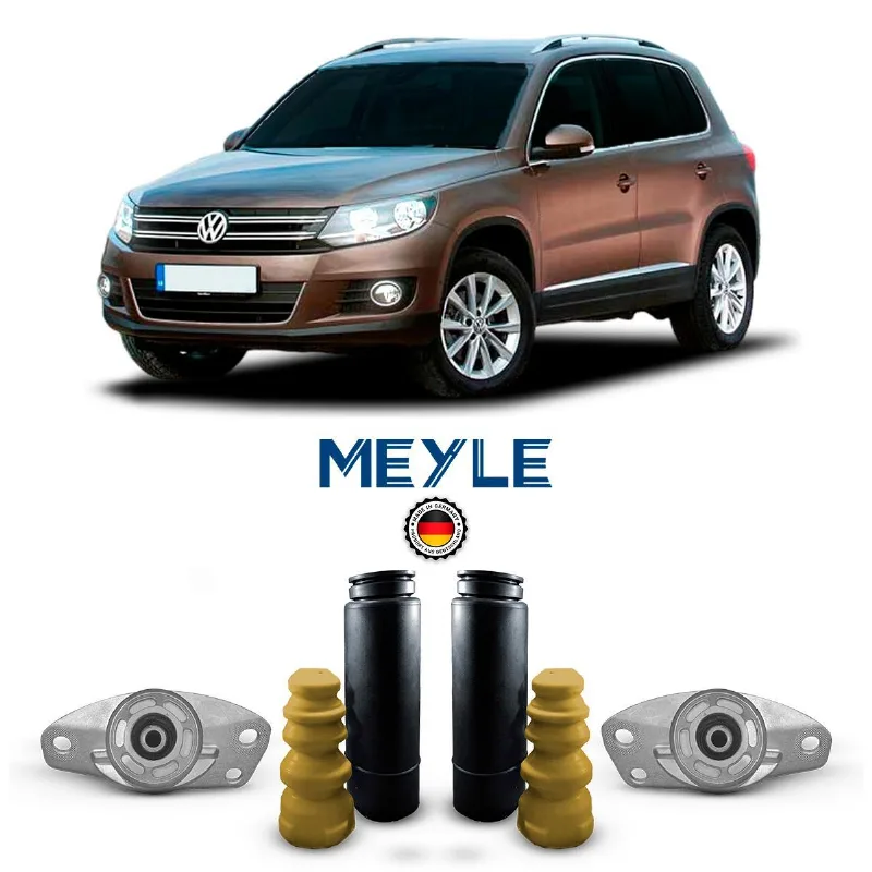 Kit Batente Guarda Pó Traseiro Volks Tiguan