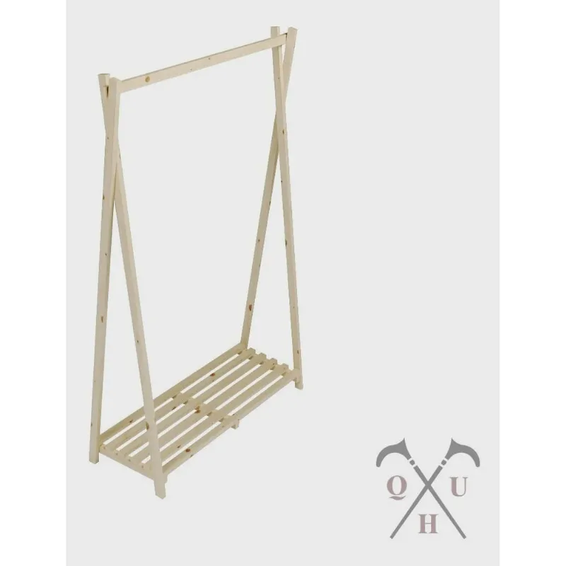 Arara Madeira Organizar Decorativo Minimalista