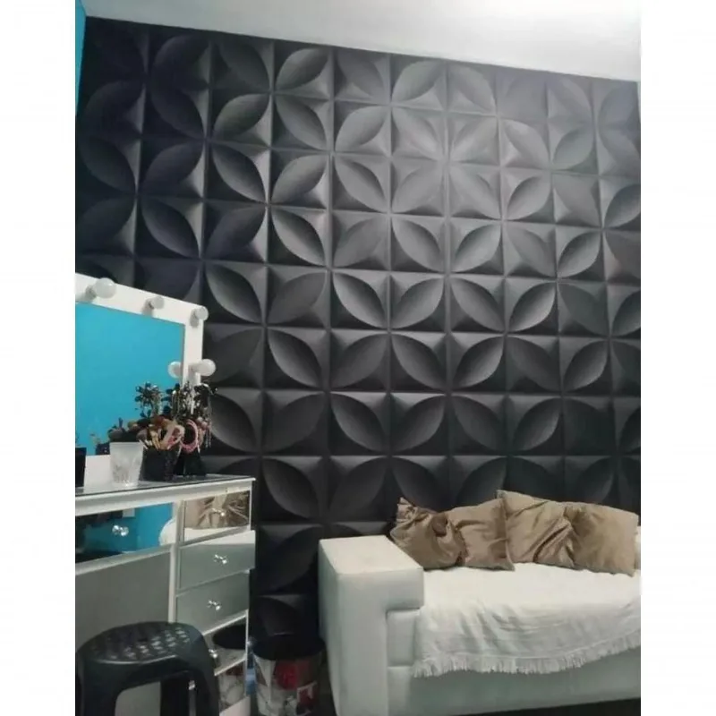 Kit 50 Unids Placas p/ Revestimento 3d Modular Em Pvc Banheiro / Lavabo