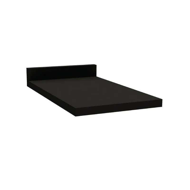Tampo para balcão de madeira 30x52cm preto Kappesberg