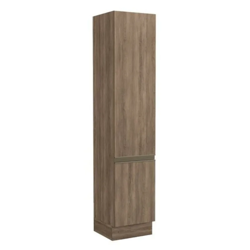 Paneleiro Alto 50cm 2 Portas Kappesberg Paneleiro alto 500mm 2 portas acabamento nogal madeira