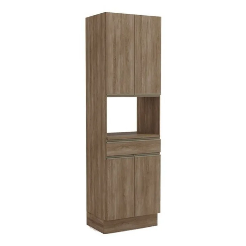 Kit Forno 70cm 4 Portas 1 Gaveta Kappesberg Kit forno 700mm 4 portas 1 gaveta acabamento nogal