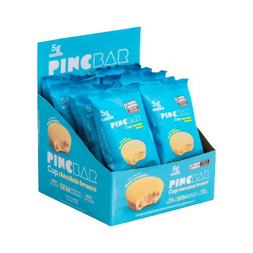 Snack Proteico Chocolate Branco 24g Pinc Cup 12 Unidades - Não Informado - Mercearia