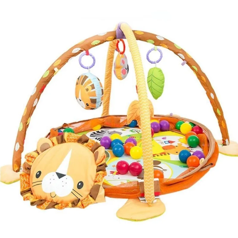 Tapete Atividades Tummy Time Cercadinho Bebê Berço Portátil Chiqueirinho Cercado Infantil