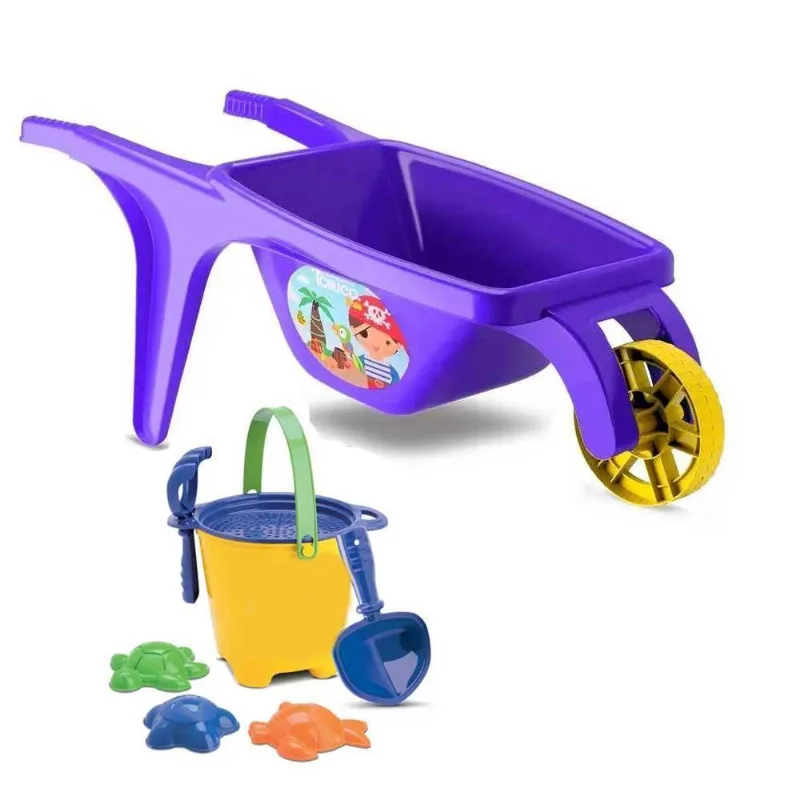 Carriola Infantil Com Kit Praia Samba Toys Ref.0082 Roxo