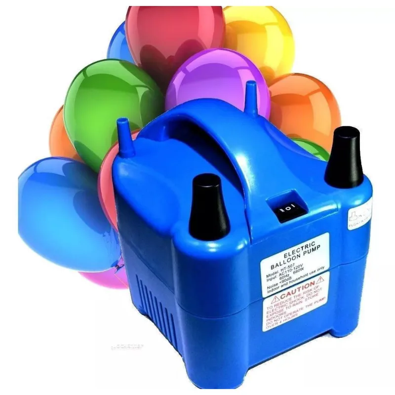 Bomba De Ar Inflador Profissional Bexiga Balões 2 Bicos 220V