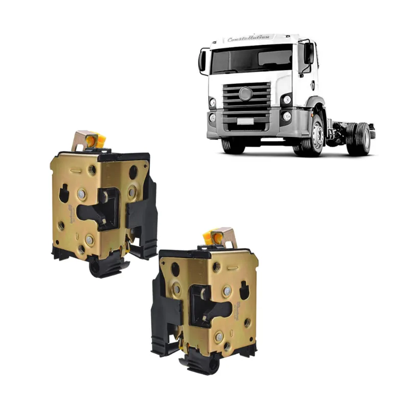 Fechadura Dianteira Delivery 18 a 21 Constellation Mecânica Anxt Esquerdo