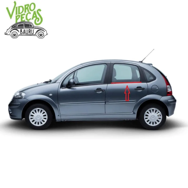 Pestana Externa Traseira Esquerda Citroen C3 2002 A 2012