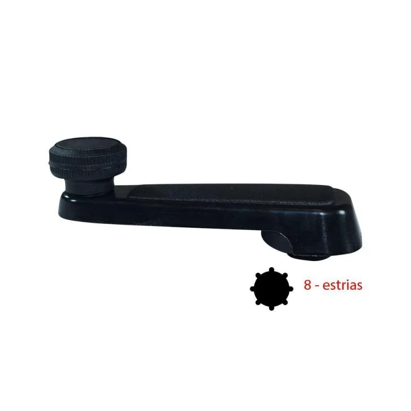 Manivela Reguladora do Vidro da Porta Dianteira e Traseira F103 Compatível com Courrier, Ecosport - Universal Automotive - Automotivo