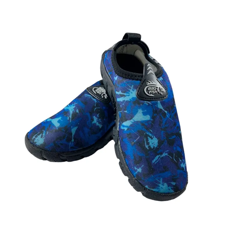 Sapatilha Esportiva Bad Fish Water Pro Azul Neoprene Sola Emborrachada