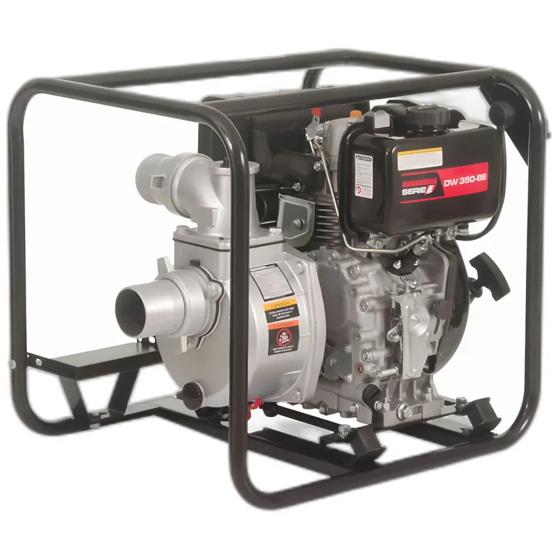 Motobomba Diesel 3''X3'' 7Hp Dw350Be P. Elétrica Kawashima - Kawashima - Comércio E Indústria